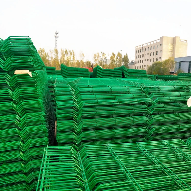 Factory Triangular bending Welded Wire Mesh Fence High Security welded 3D Wire Fence