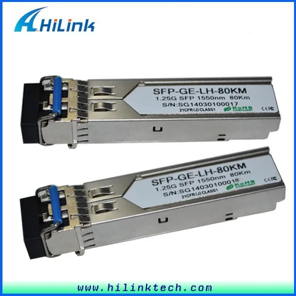 1550nm гигабитных sfp 80km волокна оптический модуль приемника