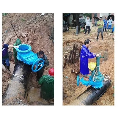 pipe saddle clamp / ductile iron/sleeves/Tapping Tee of Ductile iron pipes for drilling hole in pipeine