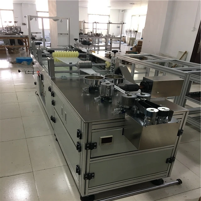 Nonwoven hairnet bouffant cap making machine