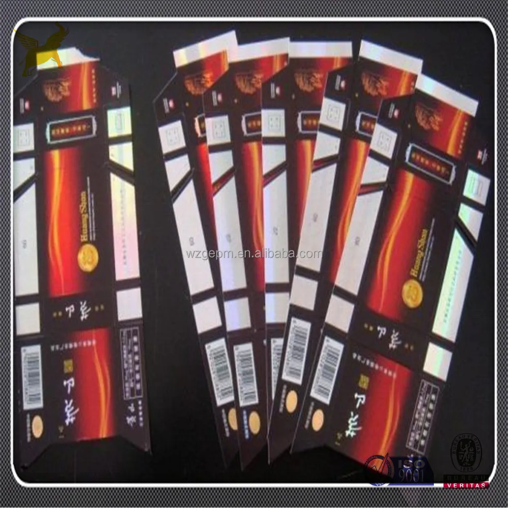 
Metallized FBB ivory board for tobacco hard packaging 