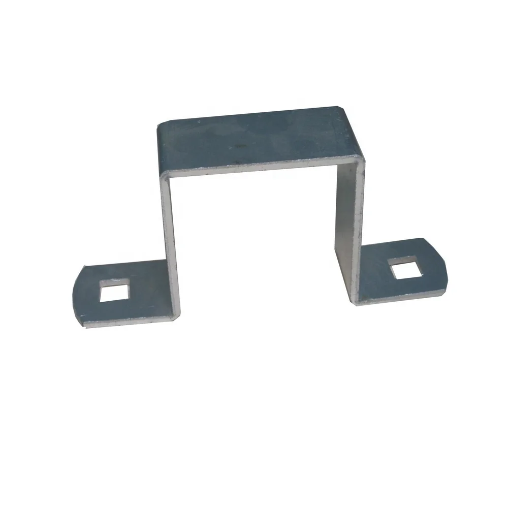High Quality Zinc Plated Silver Metal Steel Sheet Metal Angle Bracket