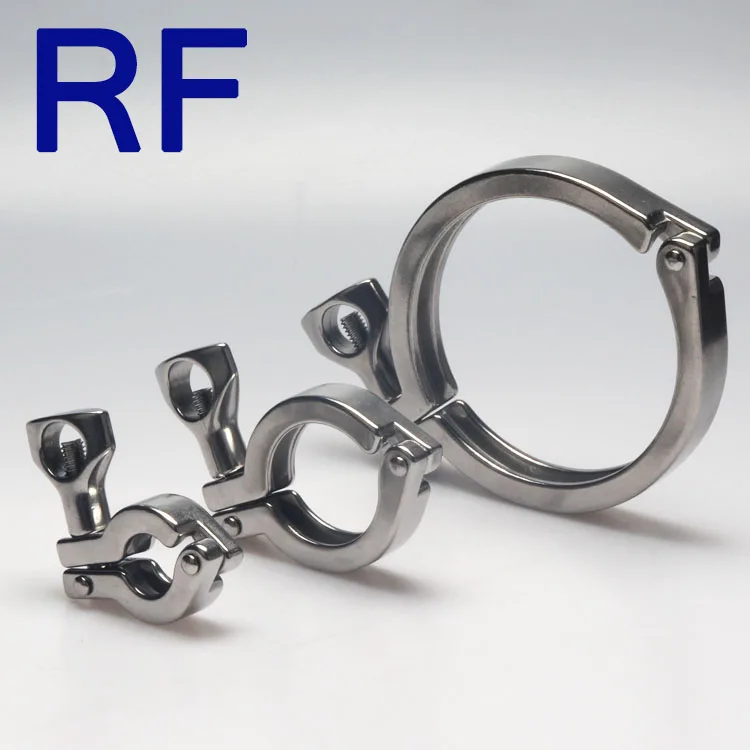  RF из нержавеющей стали для санитарно-технического SS304 SS316L Tri Зажим одноконтактный сверхпрочный