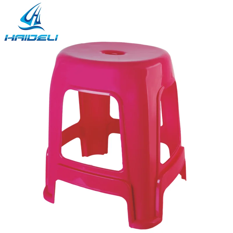High Quality Stackable Plastic Small Round Stool Outdoor plastic chair plastic stool