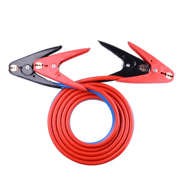 J60084 Professional 2 Gauge Booster Jumper Cables 25FT Heavy Duty Parrot Jaw Clamps (60599871458)