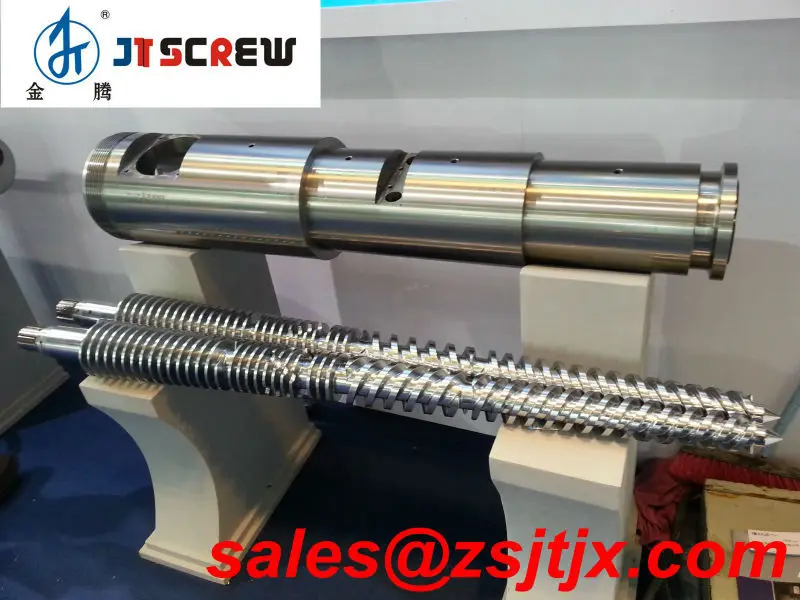 Sjsz 65/132 конической twin баррель винт для труб пвх/профиль экструдер