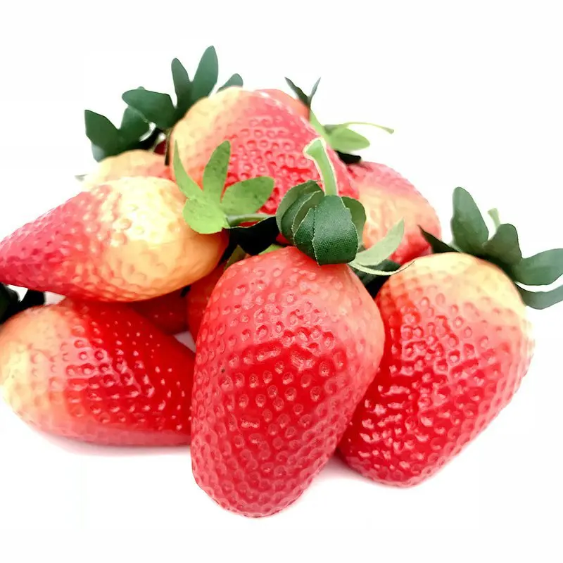 Artificial fruit styrofoam foam  Strawberry for fruit basket decoration