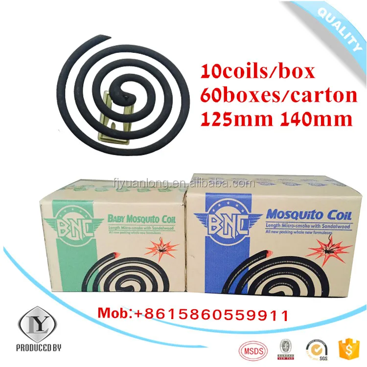 Quanzhou Original Factory Wholesale Best quality popular selling BNC brand  black Mosquito Coil manufacturers