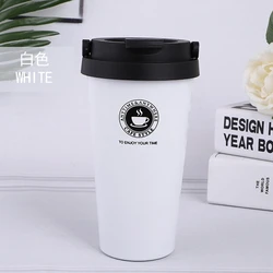 Reusable thermal coffee maker travel mug double wall stainless steel vacuum insulated coffee cup