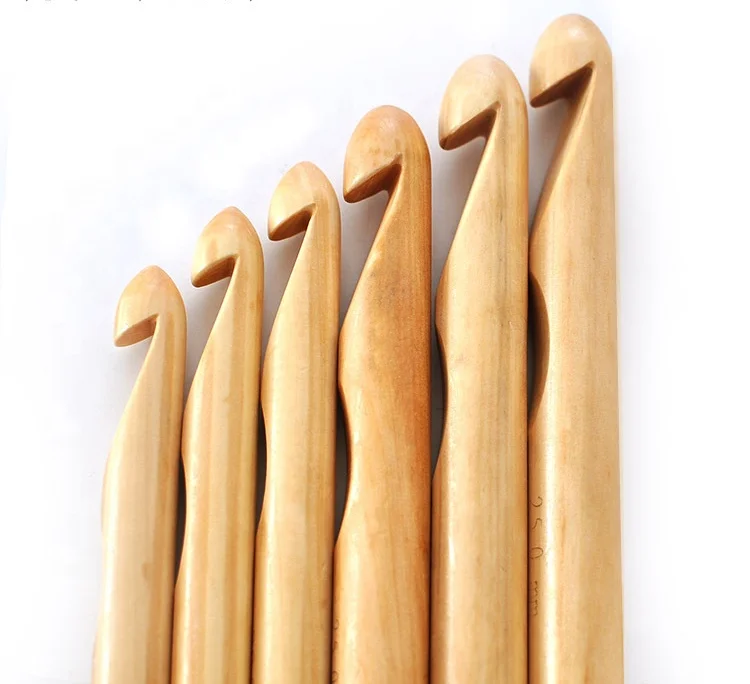 High quality natural bamboo crochet hook