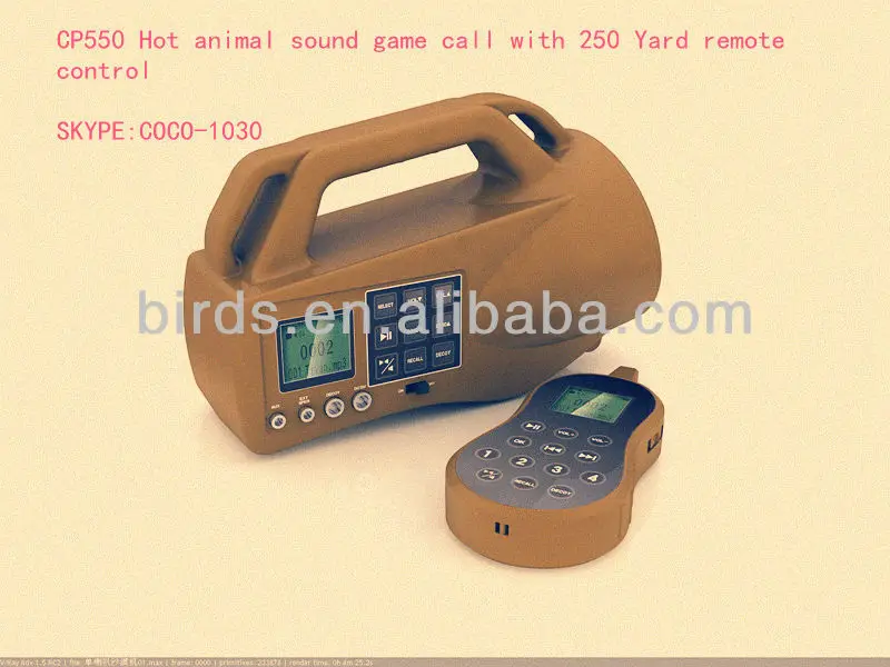 
CP-550 hunting duck decoy; bird sound Mp3 