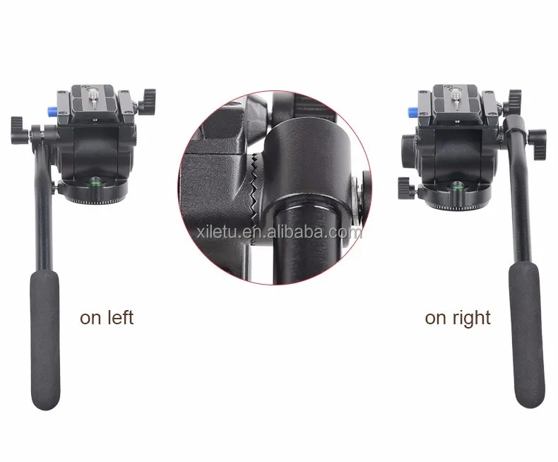 XILETU LS-4 Handgrip Video Photography Fluid Drag Hydraulic Tripod Head