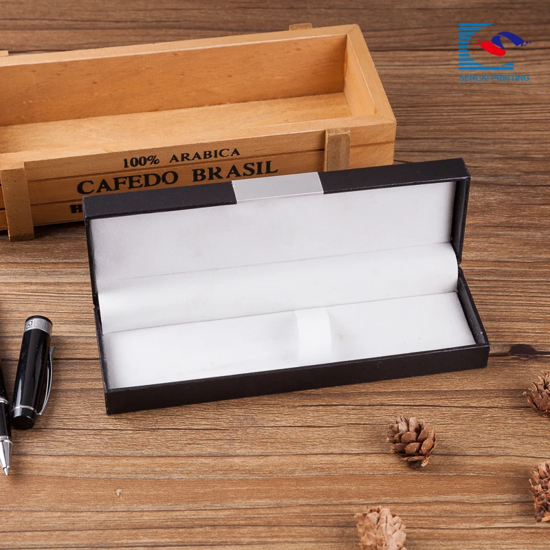 Custom printed pen book shape cardboard paper box