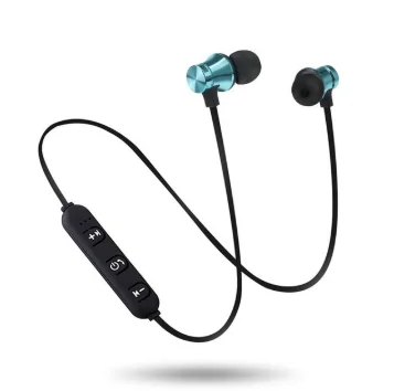 Top seller Magnetic wireless earphone music sports headset wireless hands free headset  with Mic XT11