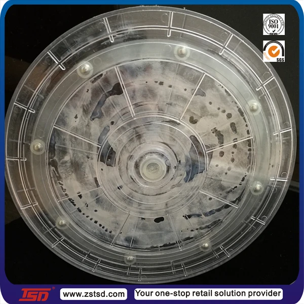 retail shop acrylic counter top rotating  jewelry product display stand,boutique store display racks for necklaces