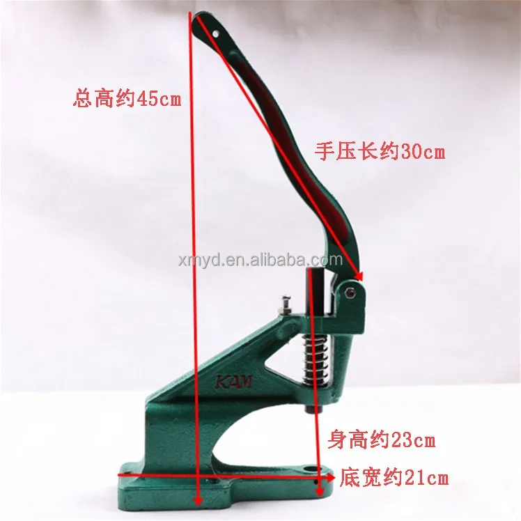 KAM DK93 Hand Press Snap Button Attaching Machine Manual Grommet Install Machine For Metal or Plastic Eeylets