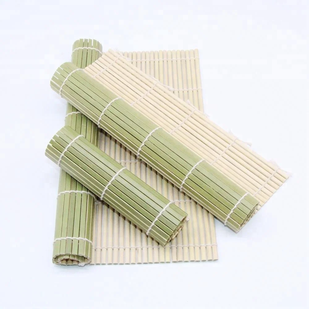 100% Natural bamboo Sushi Rolling Mat Healthy Easy Sushi Making Kit
