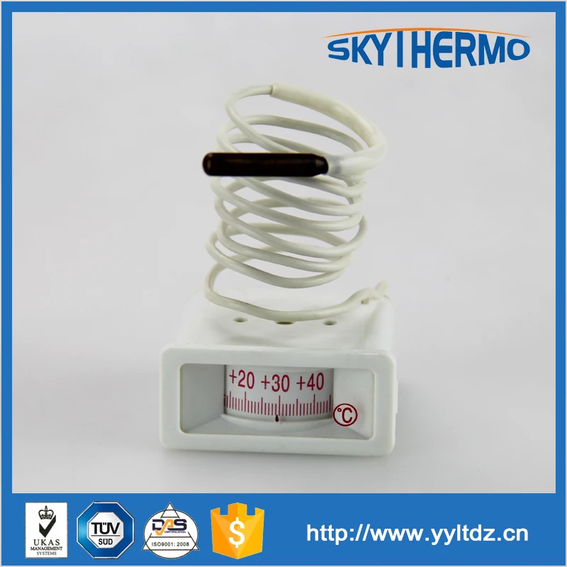 Abs case industrial oven use remote set square capillary thermometer