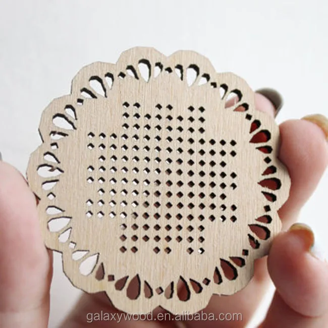 custom plywood blanks Wood Needlecraft Pendant for cross stitch