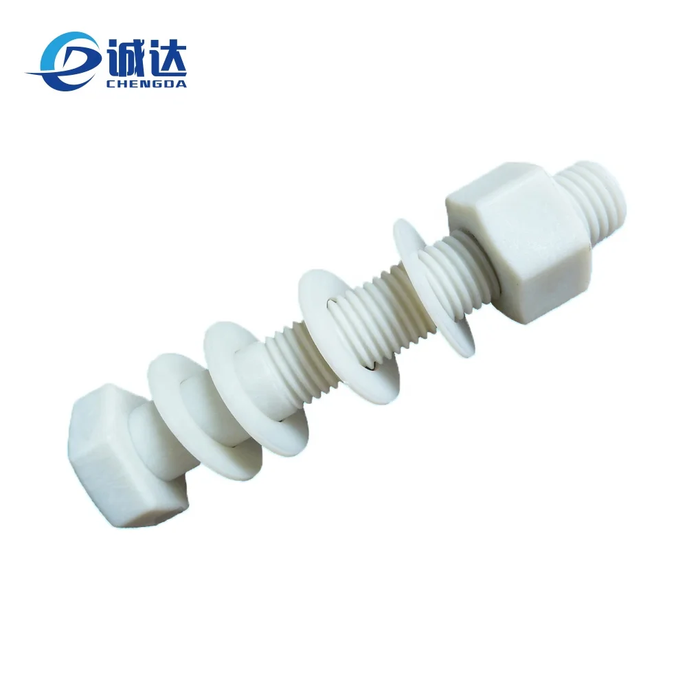 
Wholesale High quality glass filled plastic nylon bolt /screw with nut 