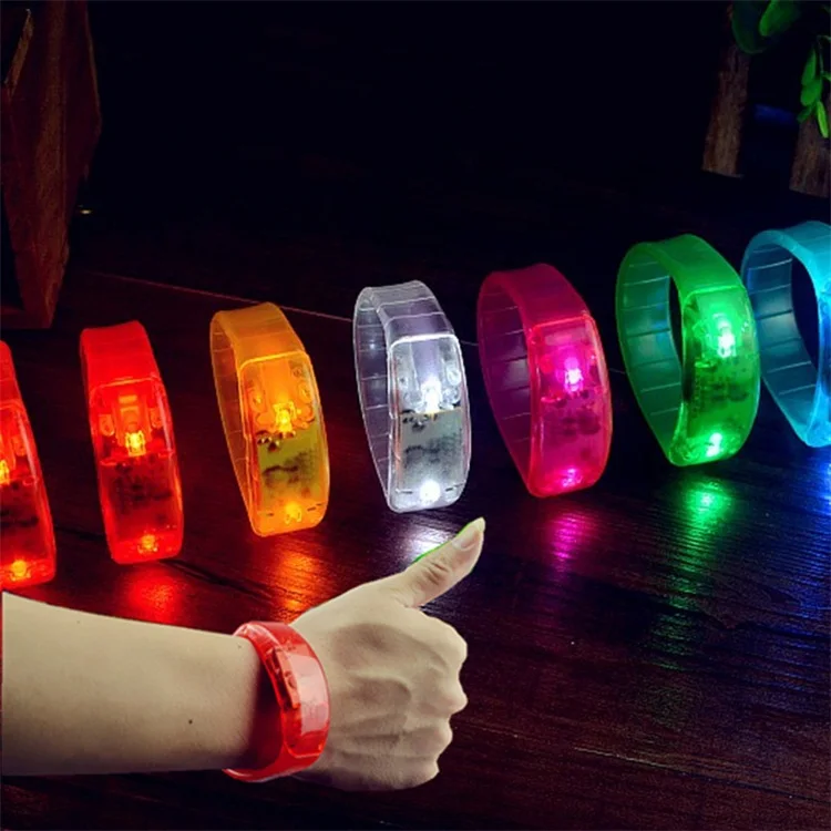 
Luminous Holiday Activities Cheer Wrist Strap LED Bracelet 