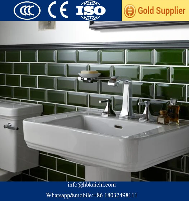 Decorative beveled glass brick mirror mosaic wall tile