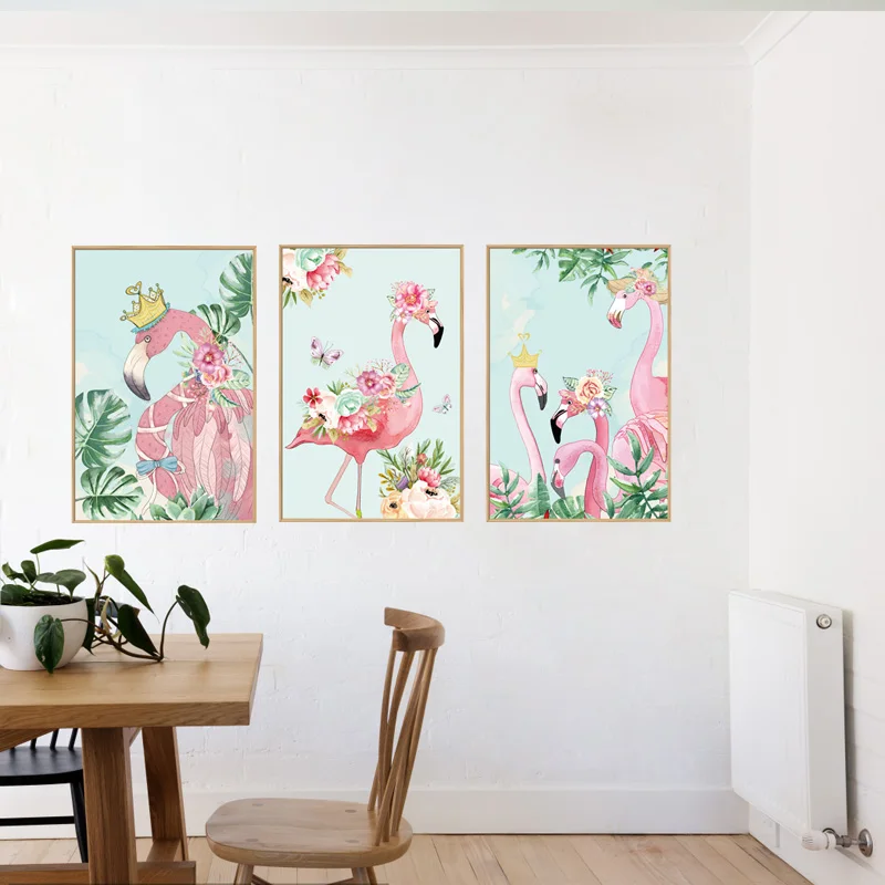 SK9315 Flamingo Livingroom Animal Wall Sticker