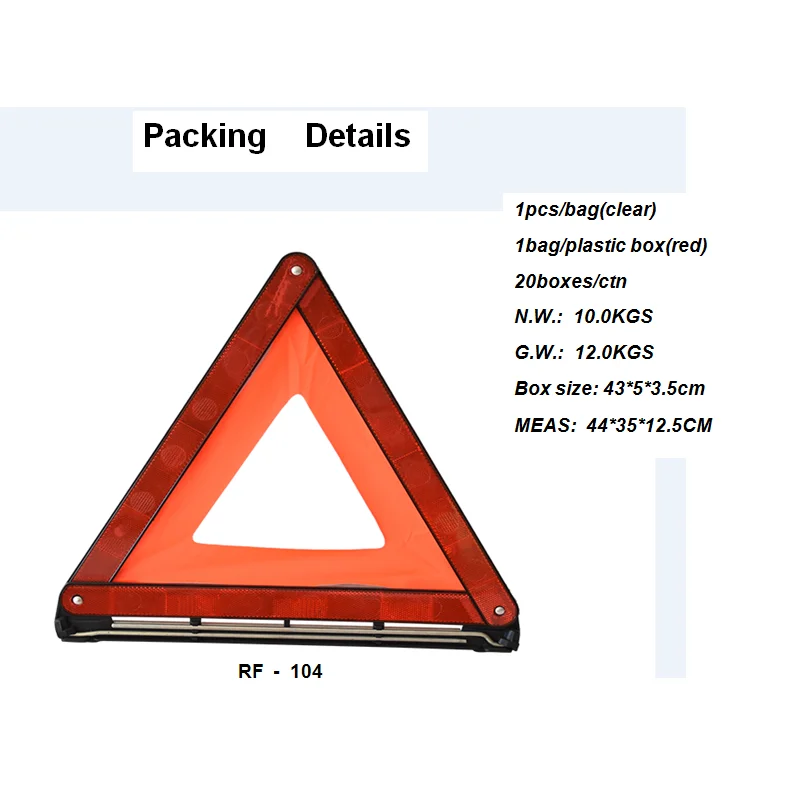  Горячая Распродажа Красный треугольный предупреждающий знак безопасности дорожного движения