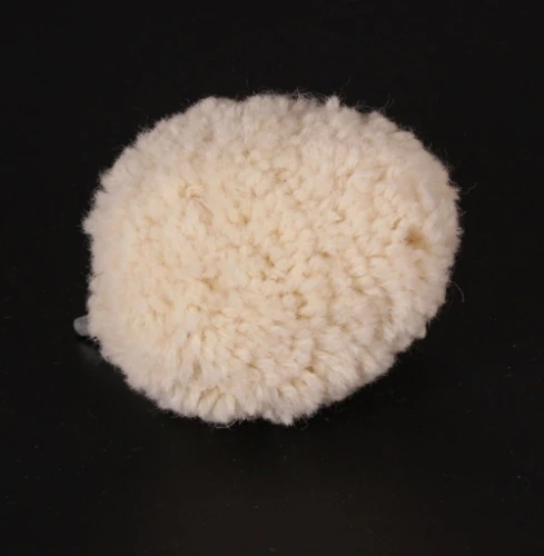 Полировальная Подушка SPTA из натуральной шерсти, 4 дюйма (100 мм), с шариковым напылением, с шестигранным хвостовиком, для электродрели/ударного привода, для высокоскоростного полировального станка