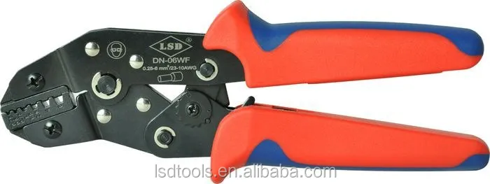 Pliers Type crimping tool for crimping wire-end ferrules 0.25-6.0mm2,LSD brand professional hand crimping tool made in China