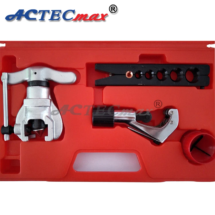 ACTECmax Refrigeration air conditioning tools pipe brake aluminium copper auto tubing flaring tool kit AC.135.102