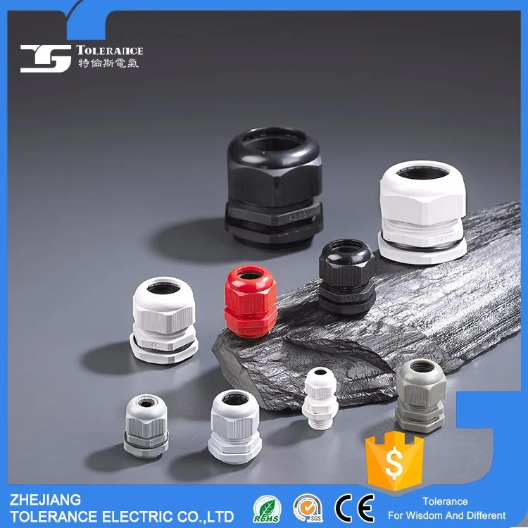 Горячие Полная Пластика Гибкие Напряжение герметичный кабельный ввод