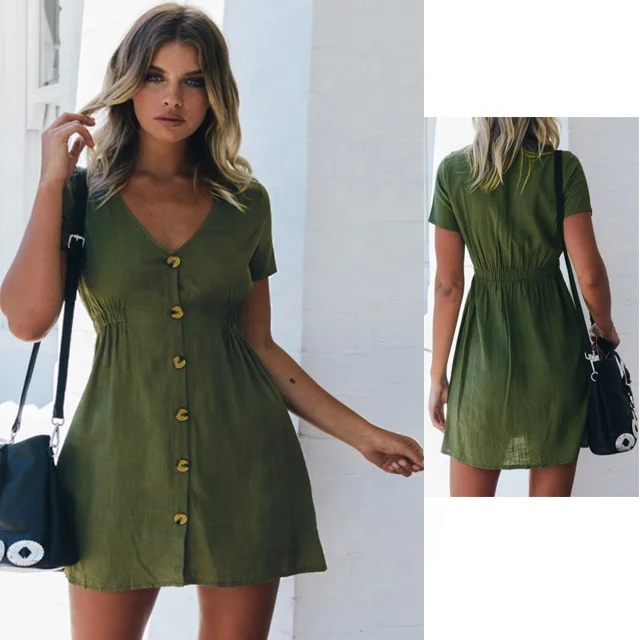 factory direct sale wholesale Bangkok Short Dress white for lady