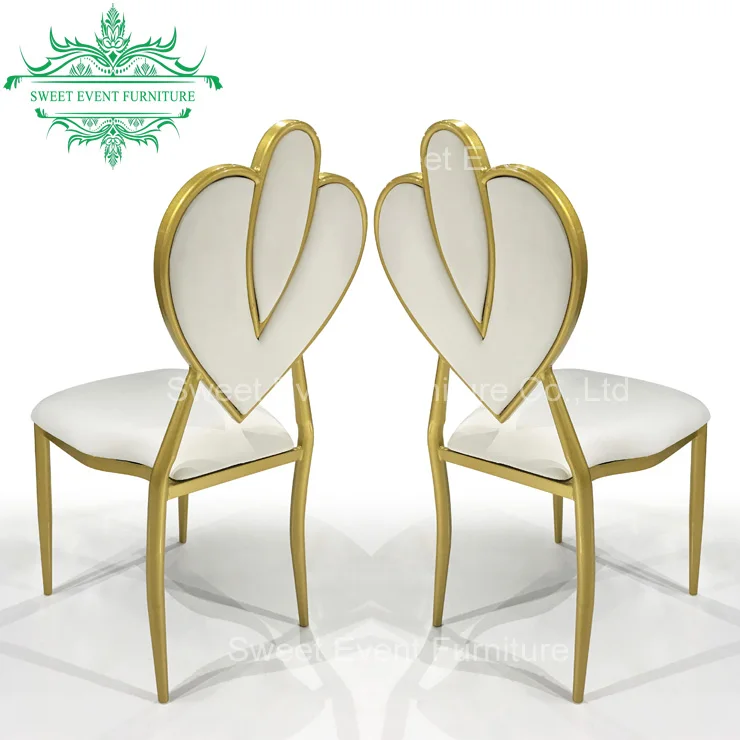 wholesale price aluminum chaise banquet hotel chair gold colour