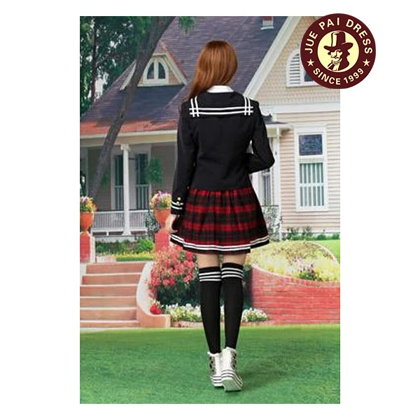 Korean Style School Uniforms,high School Uniform,school Clothes Children for Girls OEM Service Unisex 100% Cotton Middle School