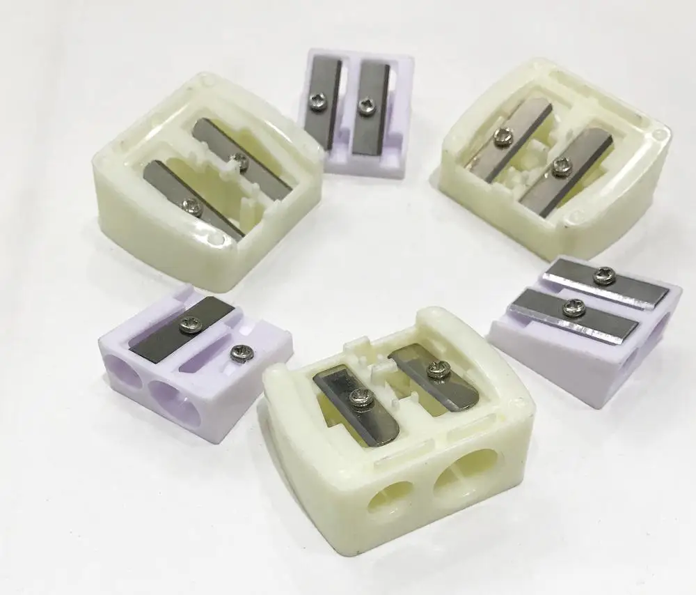 automatic shaped pencil sharpener assembly making machine