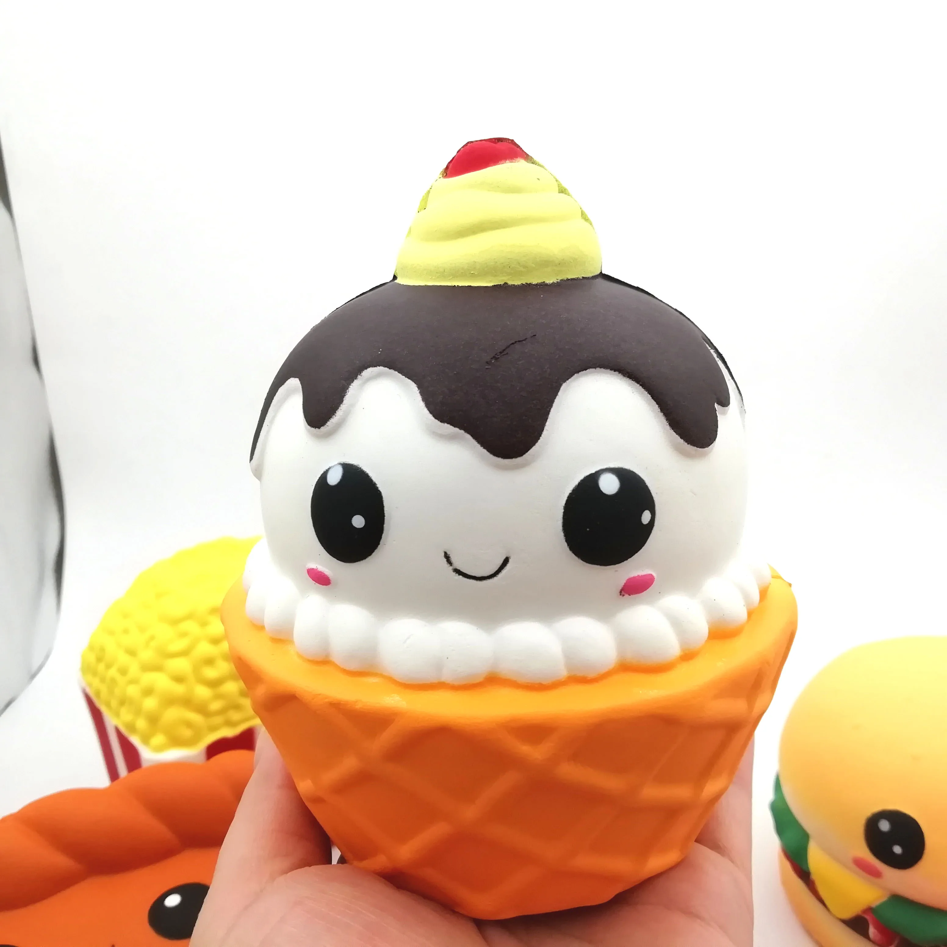 Набор сжималок для еды на заказ, медленно восстанавливающие форму пакеты, мягкие сжимаемые игрушки для печенья