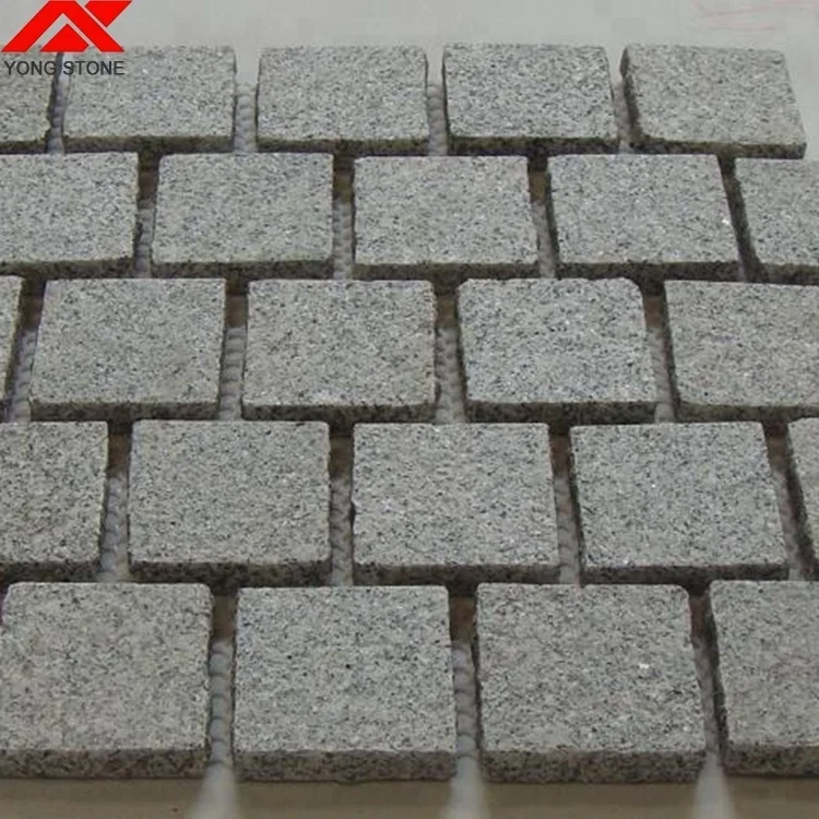 Factory Supply Low Price Flamed Grey Granite G603 Padang Light 10*10 Pavers