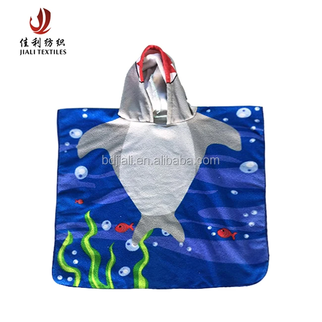 2020 popular microfiber kids hooded towel, baby towel for promotion