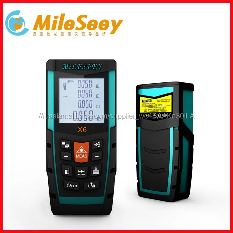 Продвижение завод мультиметр Mileseey X6 70 М цифровой лазерный дальномер лазерный измеритель расстояния