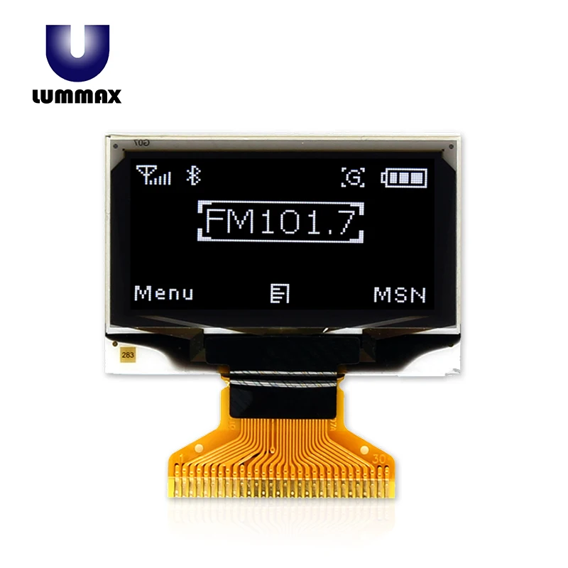 
White Color 128x64 Dots 1.3 OLED 