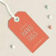 Новый дизайн, индивидуальные подвесные дешевые бумажные бирки для одежды