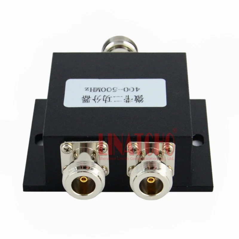One Walkie-talkie repeater separate  to two antennas CDMA 400-500MHz 2 way uhf antenna splitter