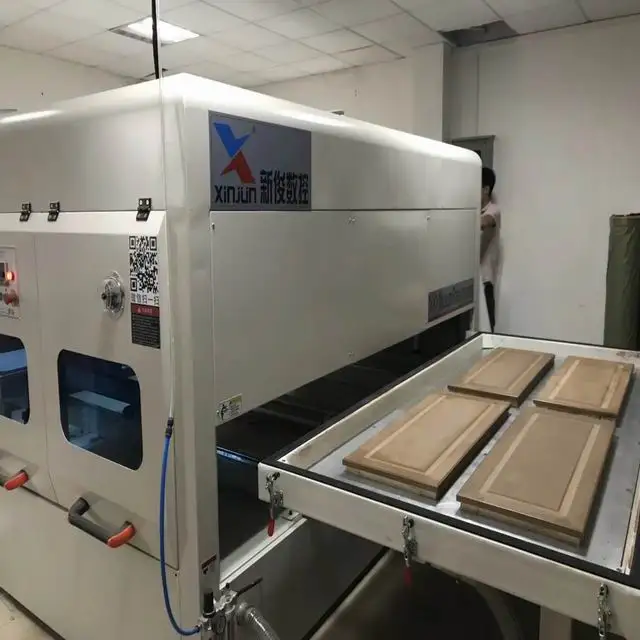 
Wood Door PVC Foil Laminating Hot Vacuum Membrane Forming Press Machine 