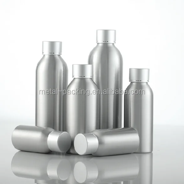 Empty tin can Jars Aluminum Metal Candle Tins Aluminum round bottle for Olive oil