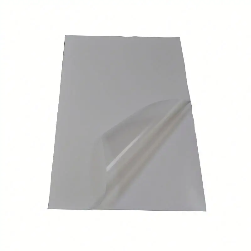 Self Adhesive Inkjet Clear PET Media Printable Plastic Photovoltaic Film Transparent Casting Water Soluble Soft