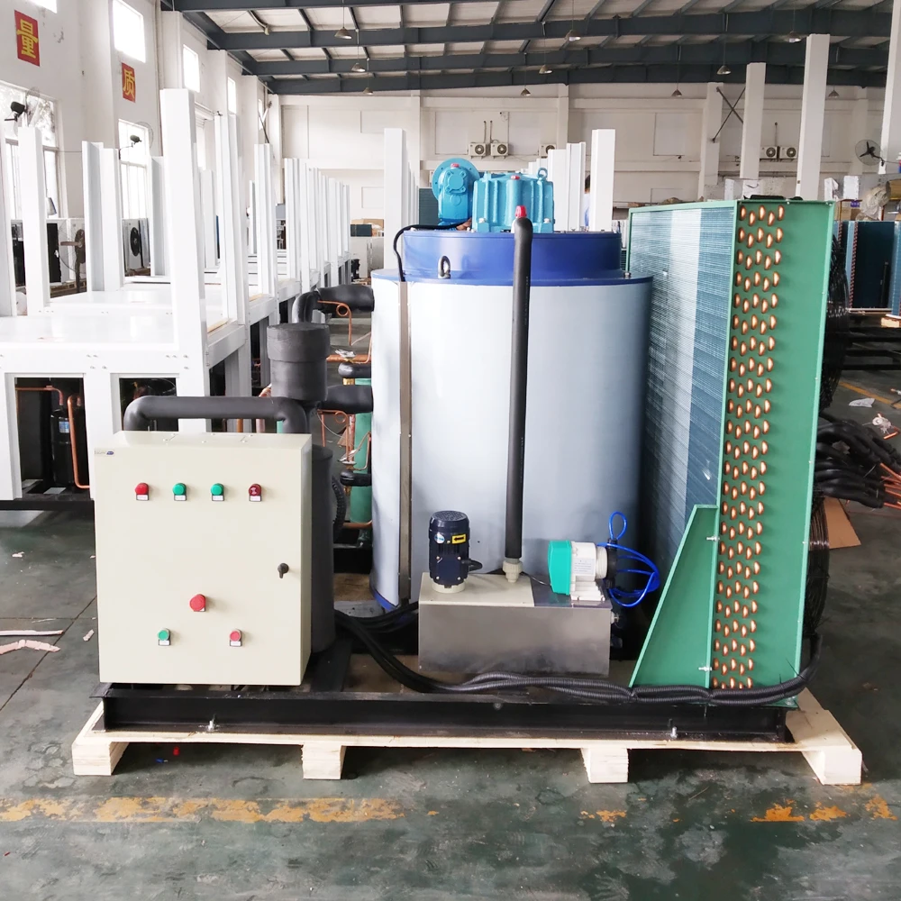 BTK series 10 tons commercial flake ice making machine