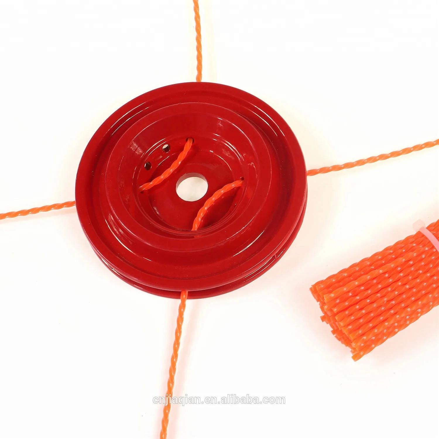 Red color aluminium trimmer head brush cutter spare parts line trimmer head