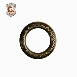 Латунный круглый металлический люверс для штор кольцо