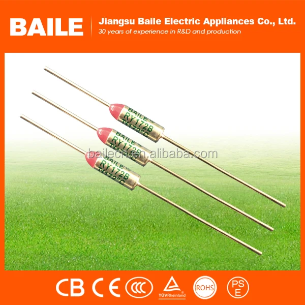 BAILE automatic thermal fuse for household appliances with UL, TUV, CCC